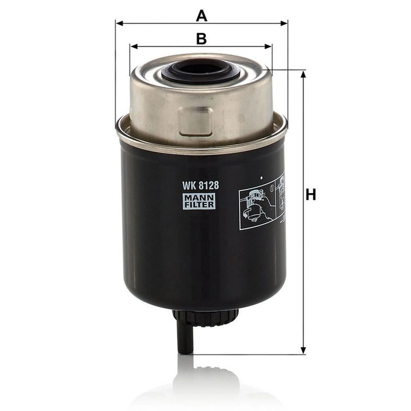 MANN-FILTER Fuel Filter Element fits Agco Dt Series 2002-2004