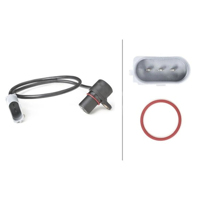 Hella Crankshaft Position Sensor fits Audi A3 1996-2003 1.6 1.8