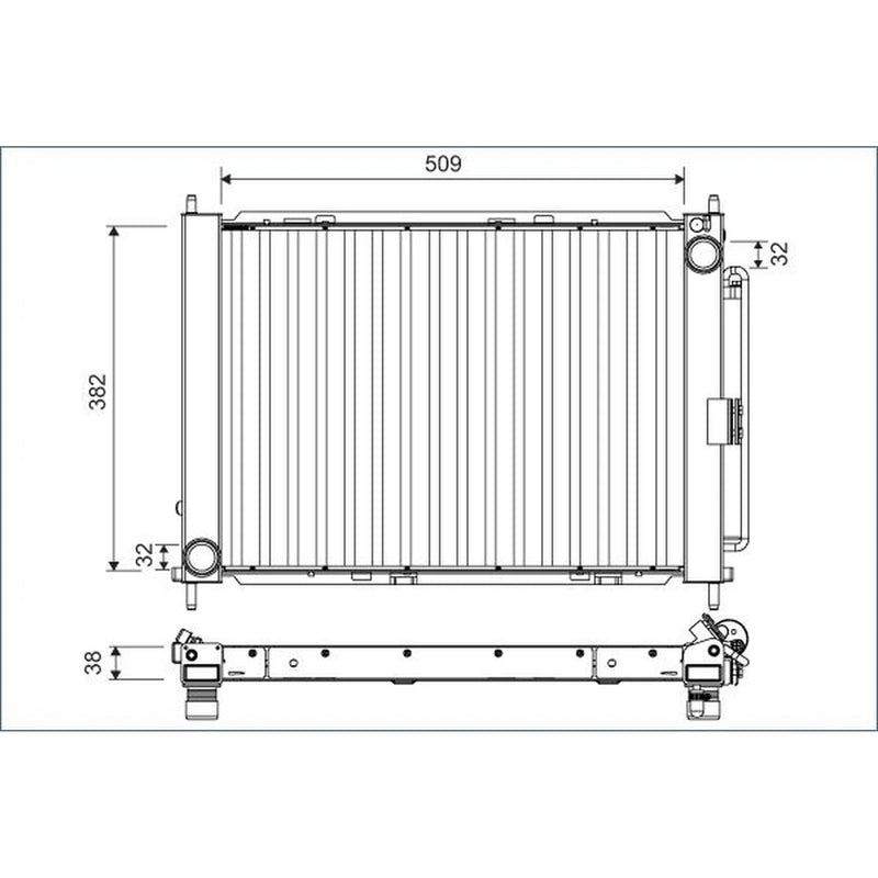 Valeo Complete Cooling Module 822675