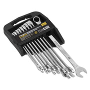 Seigen by Sealey Combination Spanner Set 10pc Extra-Long Metric S0832 Seigen by Sealey  - Dynamic Drive