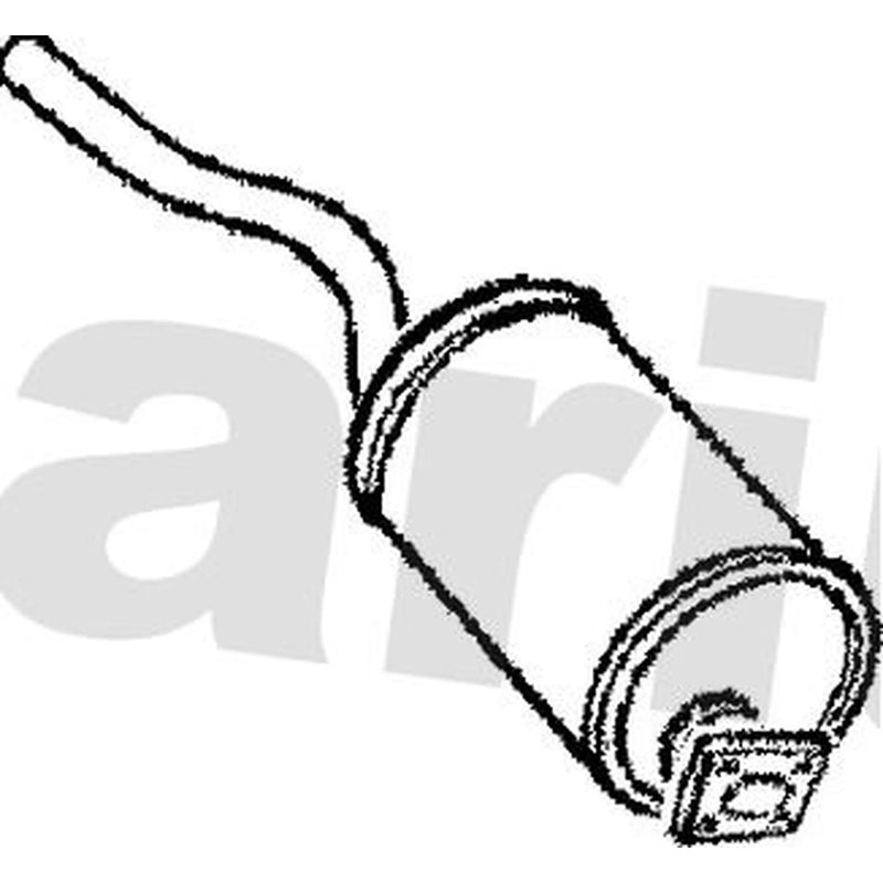 Klarius Box With Tail Pipe Rear fits Land Rover 88 1971-1986 2.3