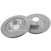 Borg & Beck Rear Brake Vented Discs & Pads fits Nissan X-Trail IV 2022 on 1.5