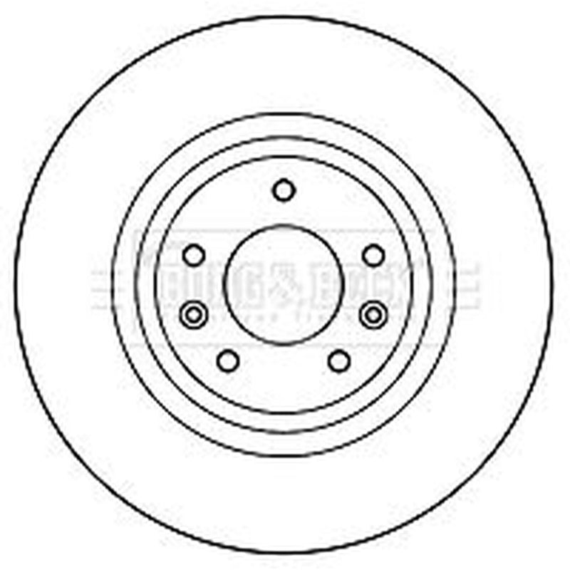 Borg & Beck Front Brake Vented Discs & Pads fits Mazda RX-8 2003-2012 1.3