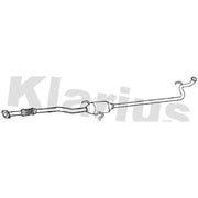 Klarius Box With Centre Pipe Centre fits Toyota Yaris/Vitz 2005-2012 1.4