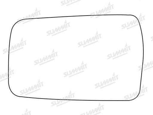 Summit Stick-On Anti Dazzle Mirror Glass fits Ford Escort, Orion LHS Summit - Bars 4 Cars