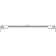 Abtex Brake Hydraulic Hose Line Rear fits Renault Captur I 2013-2019