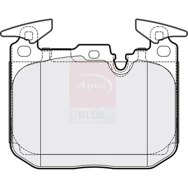 Apec Front Brake Vented Discs & Pads fits BMW 4 2013-2020