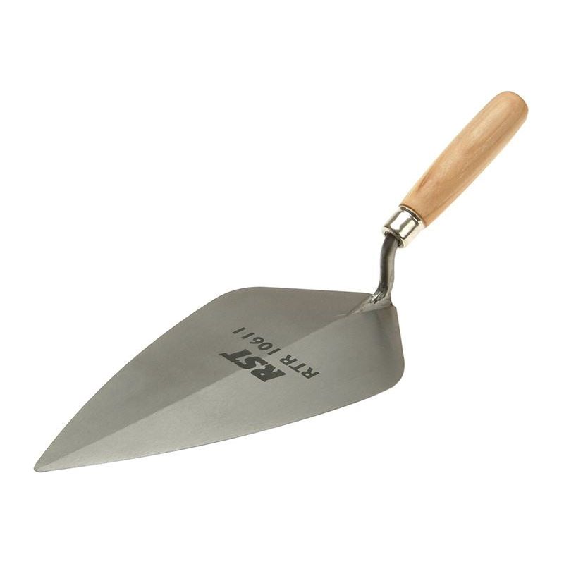 R.S.T. London Pattern Brick Trowel Wooden Handle 11in R.S.T. - Dynamic Drive