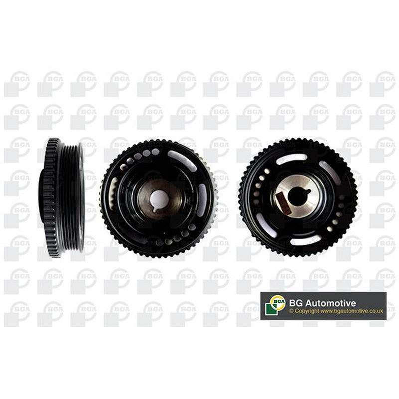 BGA Crank Shaft Belt Pulley fits Opel Astra G 1998-2005 1.6