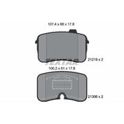 Textar Front Brake Pad Set 2121901