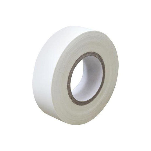 Faithfull PVC Electrical Tape White 19mm x 20m Faithfull - NN4 Online