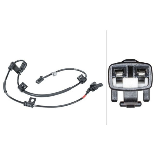 Hella ABS Wheel Speed Sensor Front fits Hyundai IX35 2009-2015 1.6 1.7 2.0 2.4