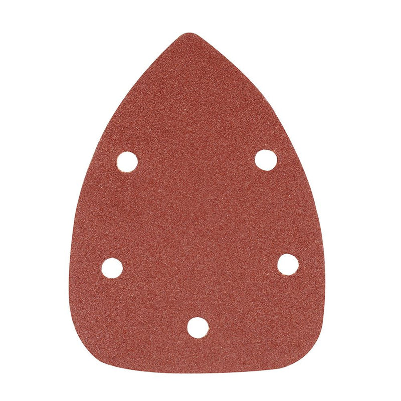 Silverline Hook & Loop Detail Sander Sheets 140mm 10pk 80 Grit 457035 Silverline  - Dynamic Drive
