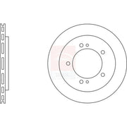 Apec 2 x Vented Front Brake Discs SDK6420