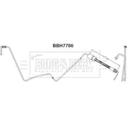 Borg & Beck Brake Hydraulic Hose Line inner BBH7786