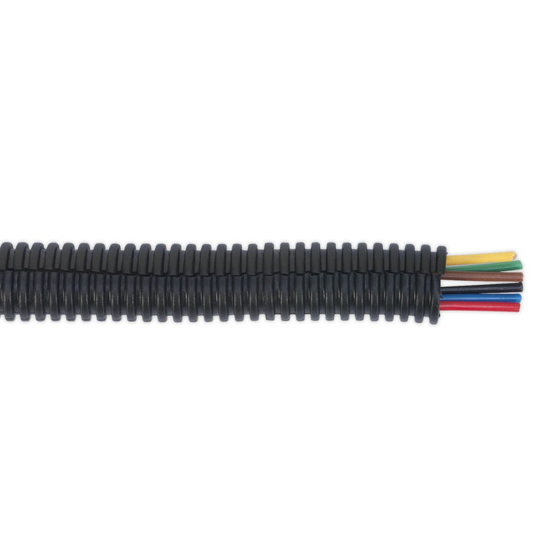 Sealey Convoluted Cable Sleeving Split12-16mm 200m CTS12200 Sealey - Dynamic Drive