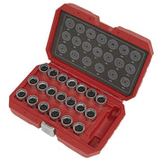 Sealey Locking Wheel Nut Key Set 20pc VAG SX219 Sealey - Dynamic Drive