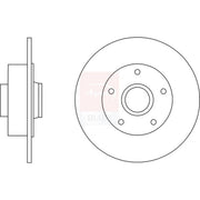Apec Front & Rear Brake Discs & Pads fits Renault Megane III 2008-2015 1.6