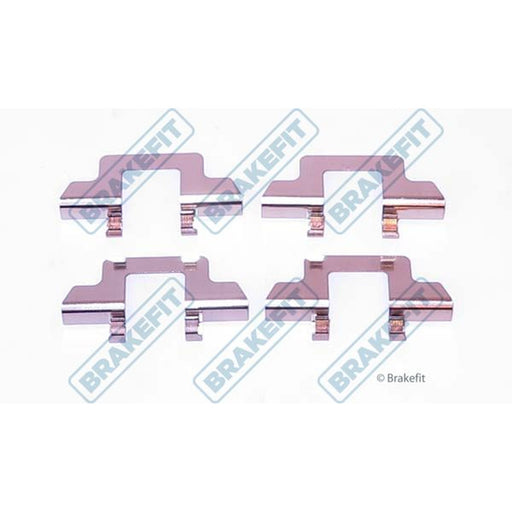 Apec Brake Pad Accessory Fitting Kit Front fits Citroën C2 2003-2012 1.1 1.4