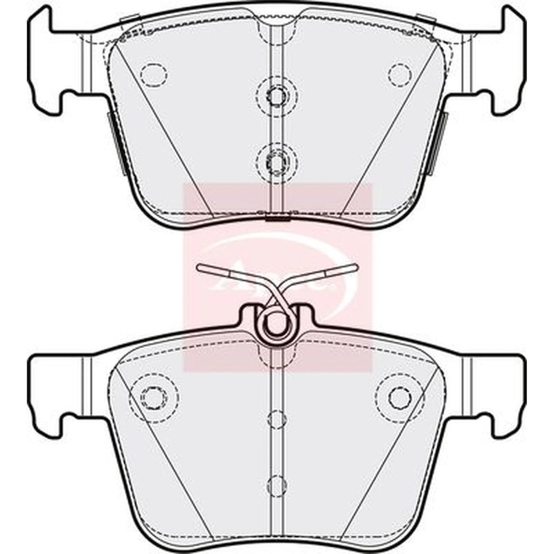 Apec Rear Brake Pad Set PAD1934