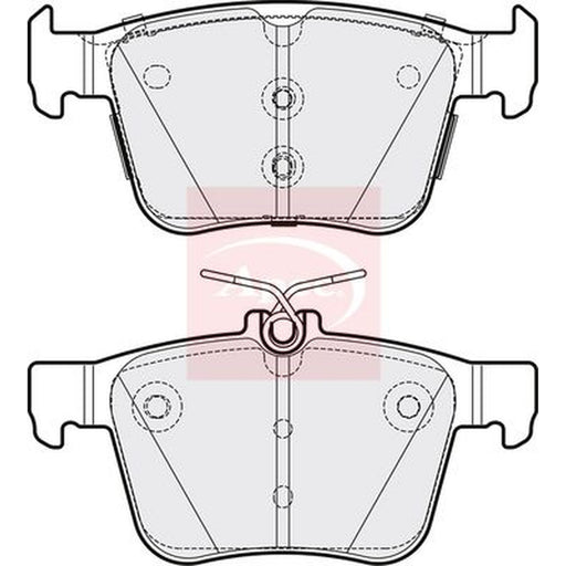 Apec Rear Brake Pad Set fits Audi A3 2012-2020