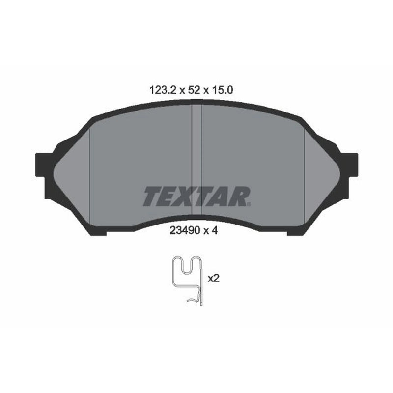 Textar Front Brake Pad Set 2349002