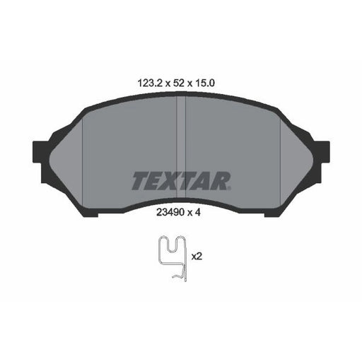Textar Front Brake Pad Set 2349002
