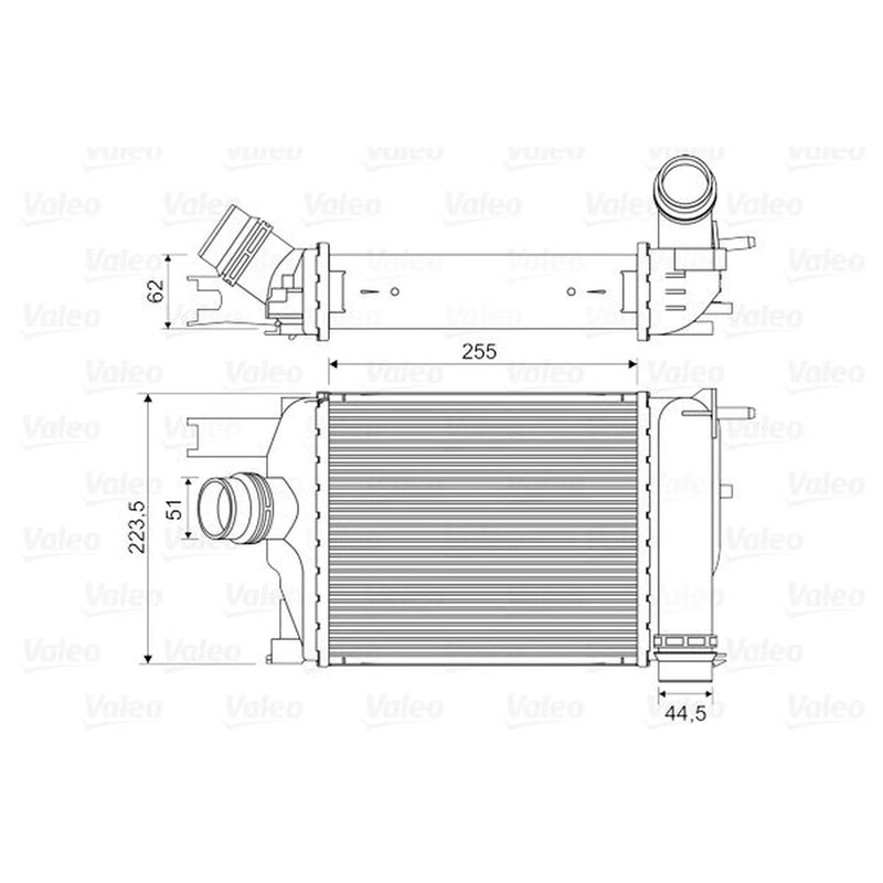 Valeo Intercooler (Charge Air Cooler) 818609
