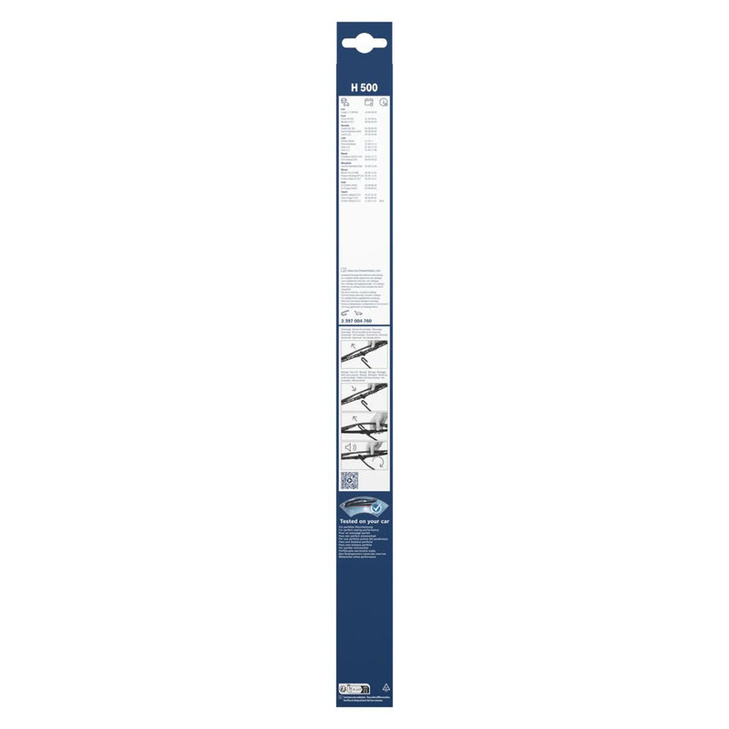 Bosch Wiper Wiper Blade 500mm — H500 fits Audi 100 C3 1982-1990