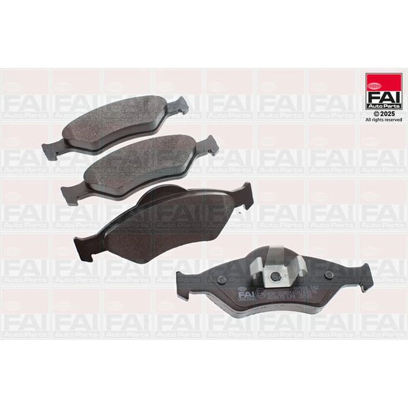 FAI Front Brake Pad Set fits Ford Courier Box Body/Mpv 1996-2003 1.3