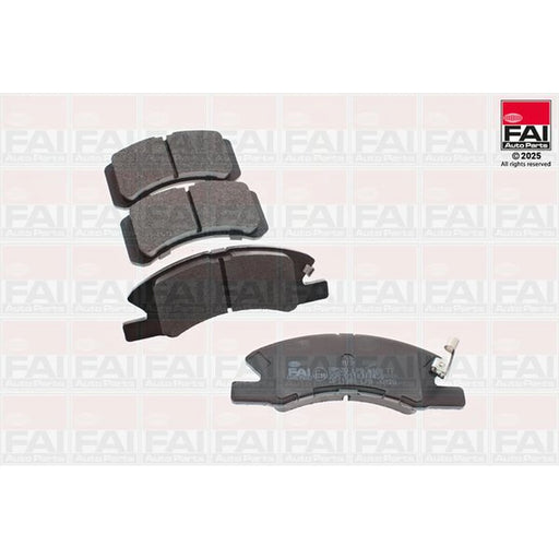 FAI Front Brake Pad Set fits Daihatsu Charade VI 2003 on 0.7 1.0