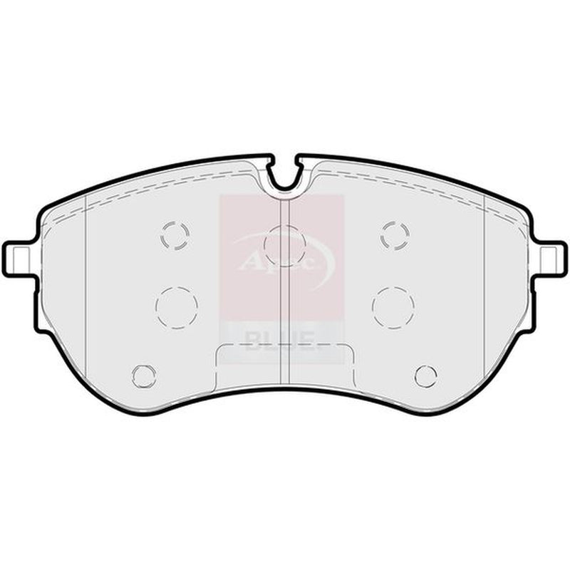 Apec Front Brake Pad Set fits VW Amarok 2016-2022 3.0