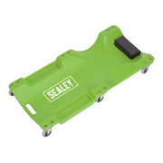 Sealey Composite Creeper with 6 Wheels Hi-Vis Green SCR80HV Sealey - Dynamic Drive