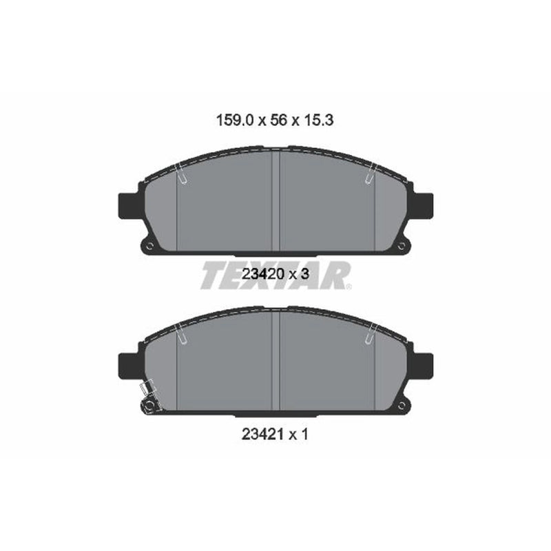Textar Front Brake Pad Set 2342006