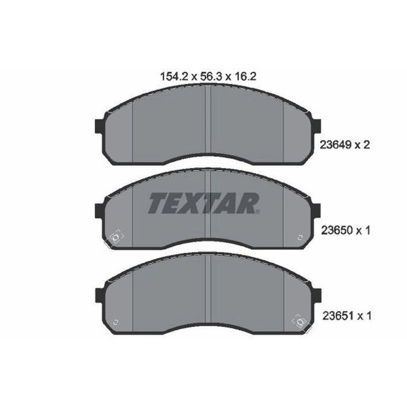 Textar Front Brake Pad Set 2364901