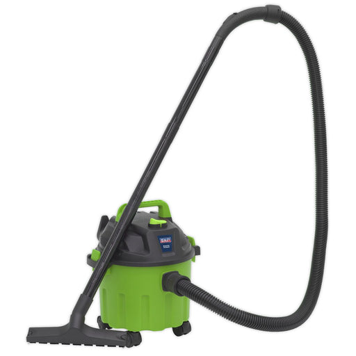 Sealey Vacuum Cleaner Wet & Dry 10L 1000W/230V Green PC102HV Sealey - Dynamic Drive