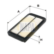 NAPA Engine Air Filter fits Nissan Pixo 2009 on 1.0
