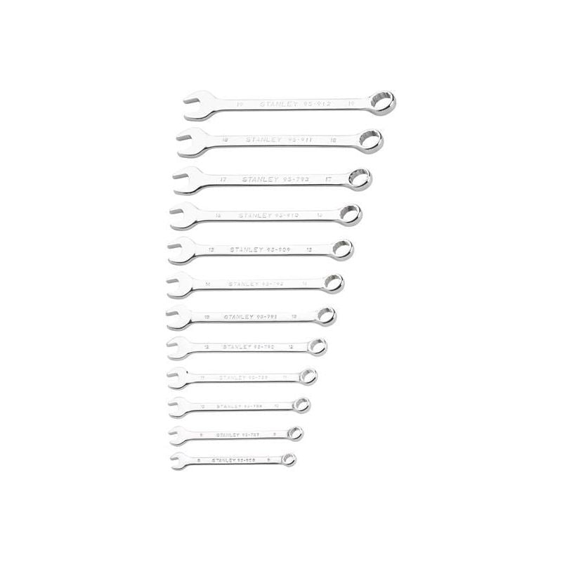 Stanley® Hand Tools Combination Wrench Set, 12 Piece STANLEY® Hand Tools - Dynamic Drive