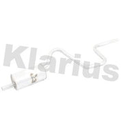 Klarius Box With Tail Pipe Rear fits Nissan Micra I 1982-1992 1.0 1.2