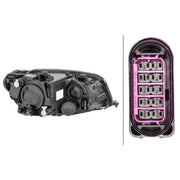 Hella Headlight Headlamp H21W Left fits Dacia Dokker Box Body/Mpv 2019-2021 1.3