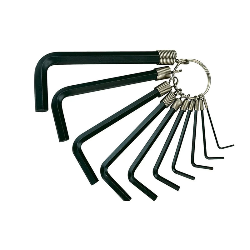 Teng Metric Hexagon Key Set on Ring, 10 Piece - 1425