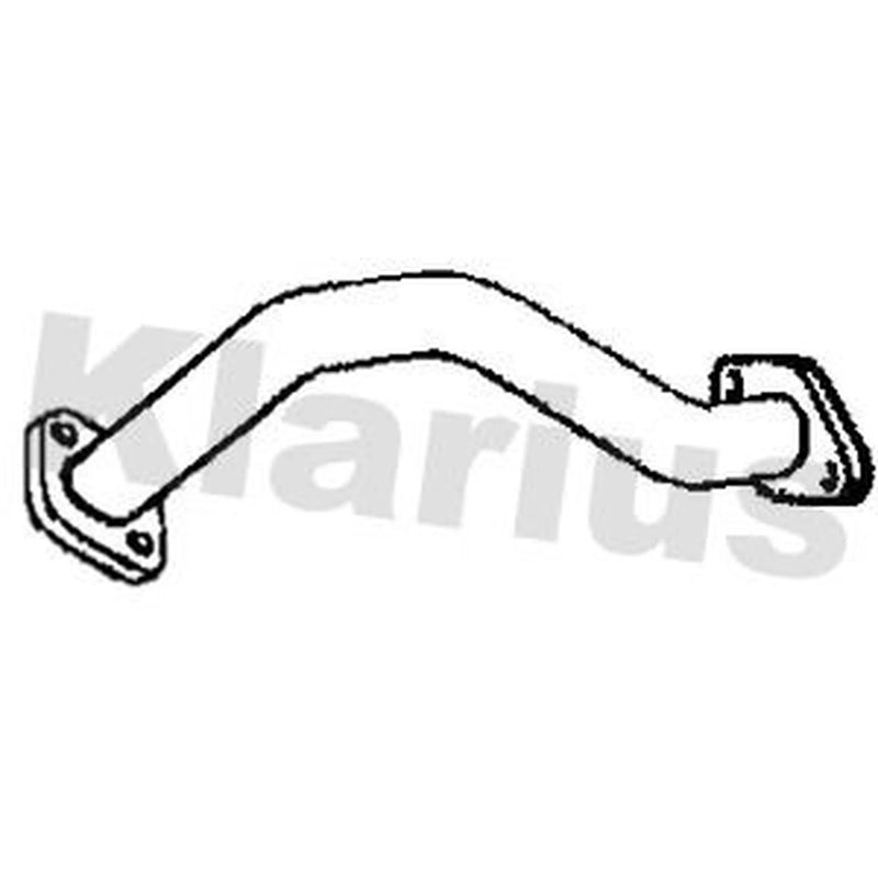 Klarius Exhaust Pipe OD fits Ford Ecosport 2013 on 1.0 1.5