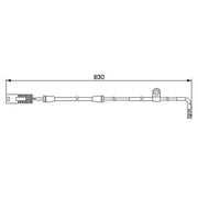 Bosch Brake Pad Wear Sensor Front fits BMW 5 1995-2004