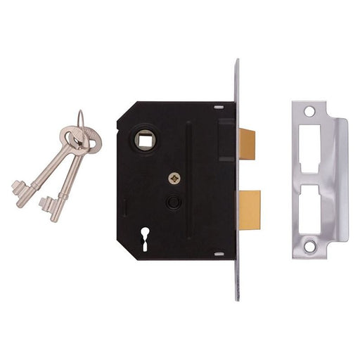 Union 2295 2 Lever Mortice Sashlock Polished Brass 76mm 3in Box UNION - Dynamic Drive