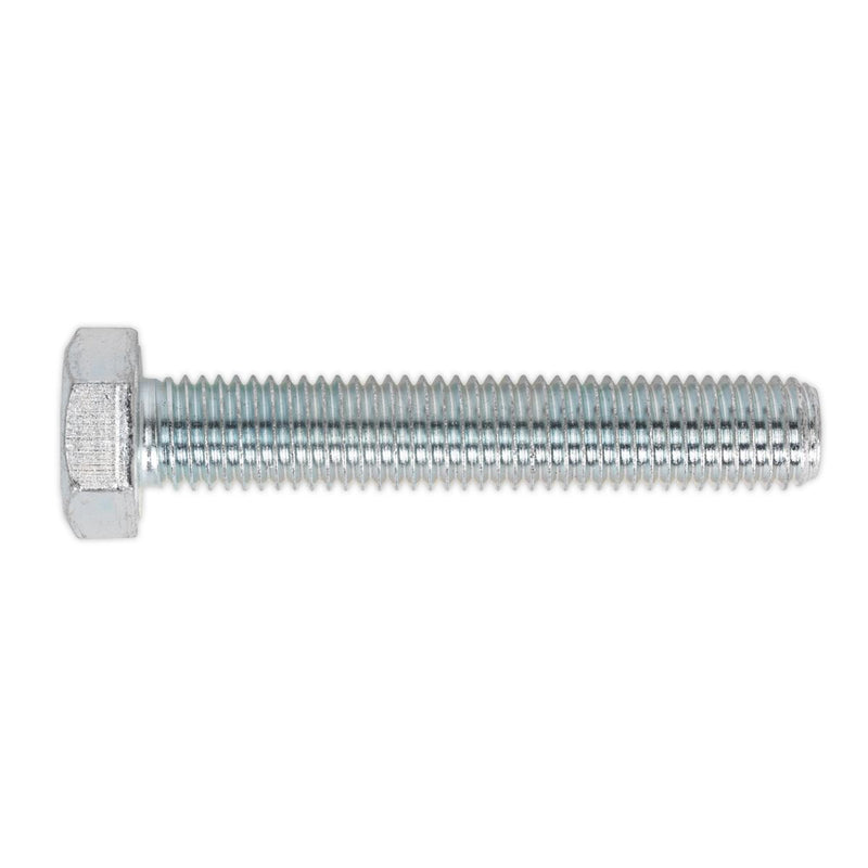 Sealey HT Setscrew M14 x 80mm 8.8 Zinc Pack of 10 SS1480 Sealey - Dynamic Drive