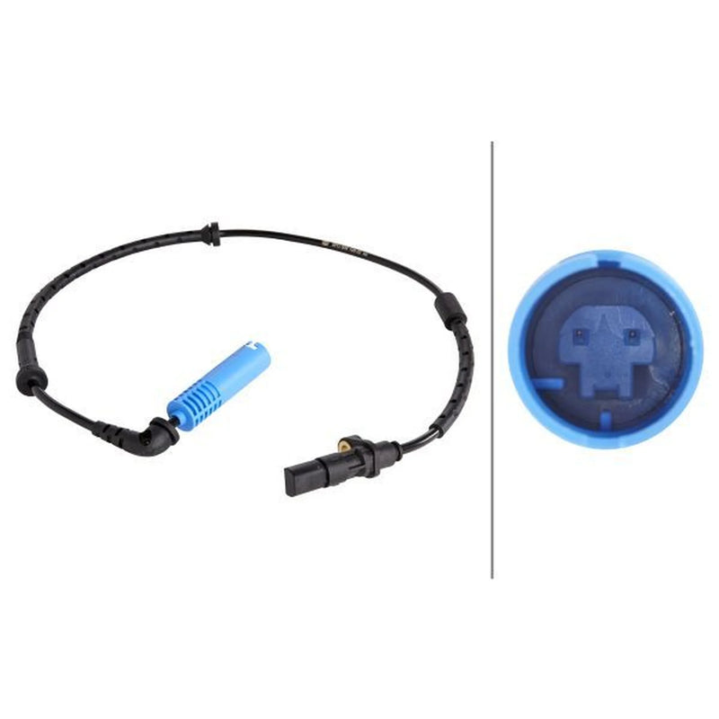Hella ABS Wheel Speed Sensor Rear fits BMW X5 2000-2006 3.0 4.4 4.6