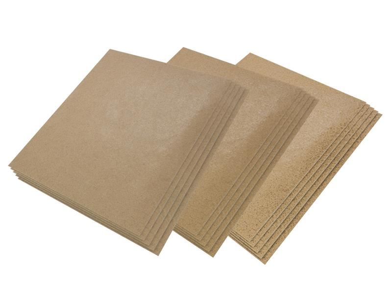 Faithfull Glasspaper Sanding Sheets 230 x 280mm Assorted (15) Faithfull - Dynamic Drive