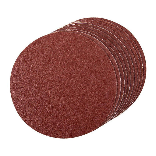 Silverline Self-Adhesive Sanding Discs 150mm 10pk 60 Grit Silverline - Dynamic Drive