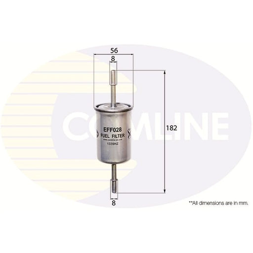 Comline Fuel Filter Element fits Ford C-Max II 2010-2019 1.6