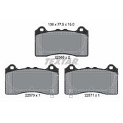 Textar Front Brake Pad Set 2256901
